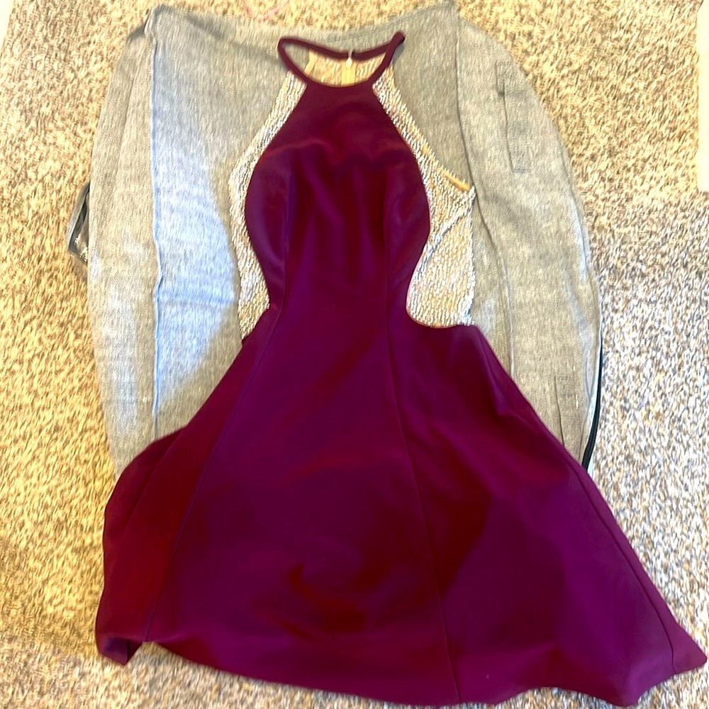 Purple and silver